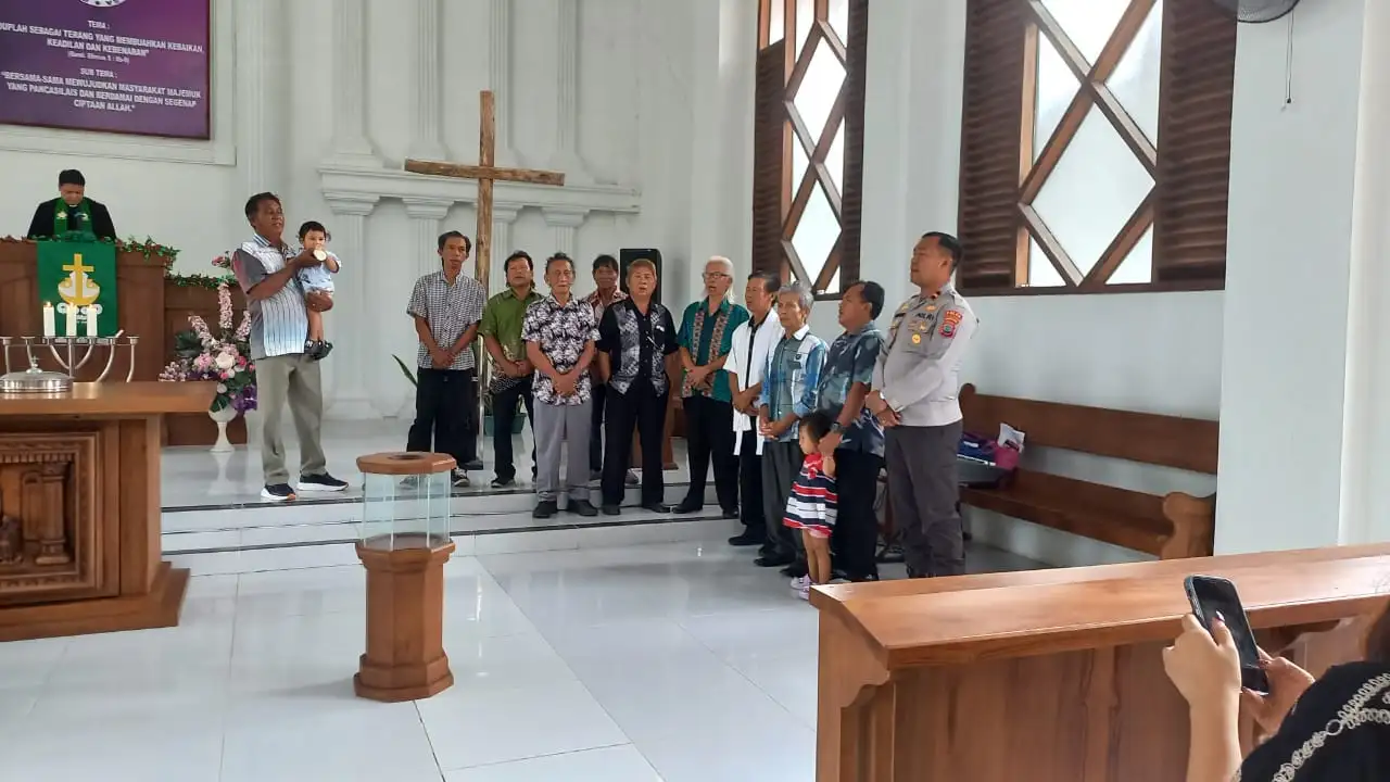 Minggu Kasih di Rut Kamenti: Saat Doa, Kasih, dan Pesan Kamtibmas Bertemu